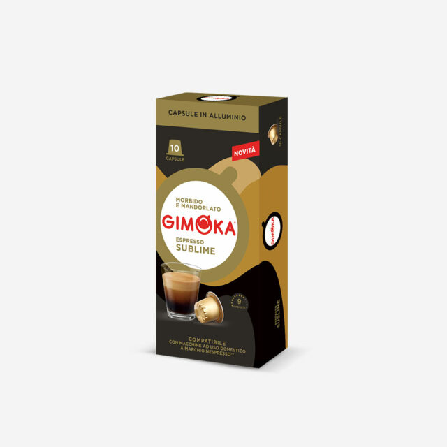 In Alluminio Sublime Gimoka Capsule Compatibili Con Sistema Nespresso