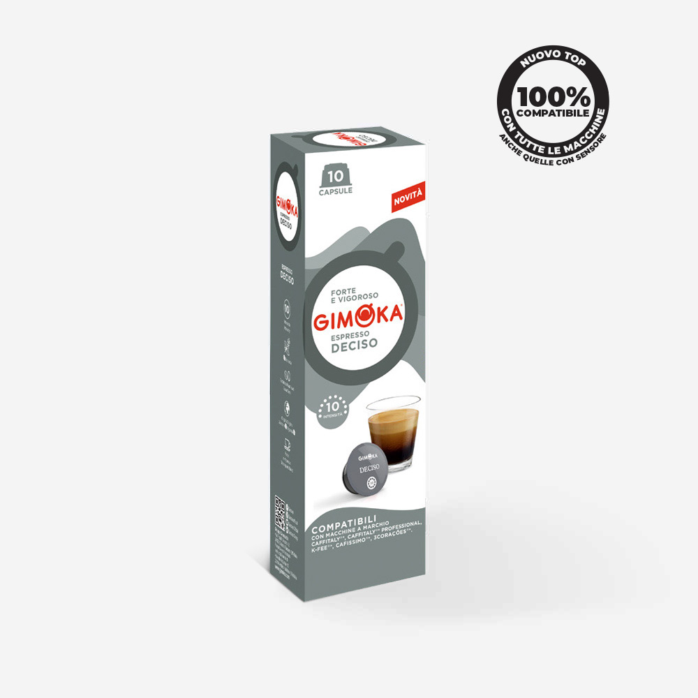 Deciso - Gimoka Capsule compatibili con sistema Compatibili Caffitaly® di  Caffè