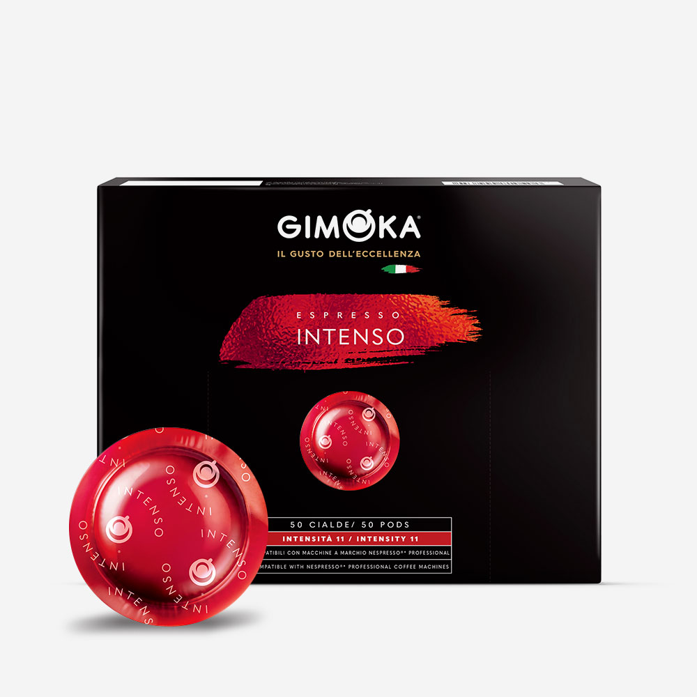 cialde Gimoka miscela intenso compatibile Nespresso Professional