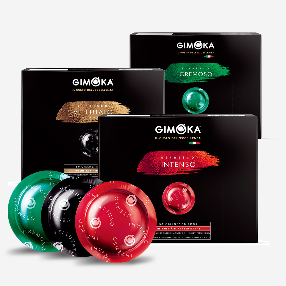 capsule Gimoka desgustazione miscele compatibile Nespresso Professional