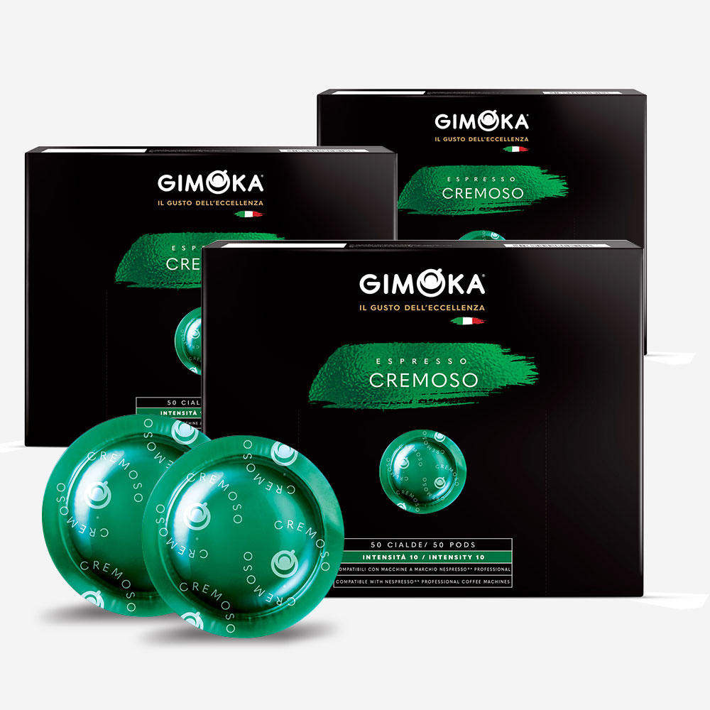 capsule Gimoka miscela Cremoso compatibile Nespresso Professional