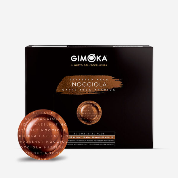 cialde Gimoka miscela espresso nocciola compatibile Nespresso Professional