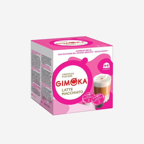 Gimoka bevanda latte macchiato compatibile Dolce Gusto